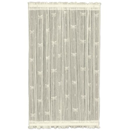 Heritage Lace Heritage Lace 7185E-4572DP 45 x 72 in. Dragonfly Drop Door Panel; Ecru 7185E-4572DP